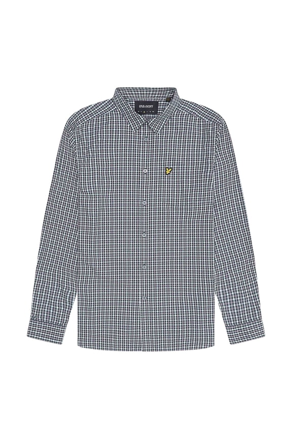 Mens Gingham Button-Down Shirt