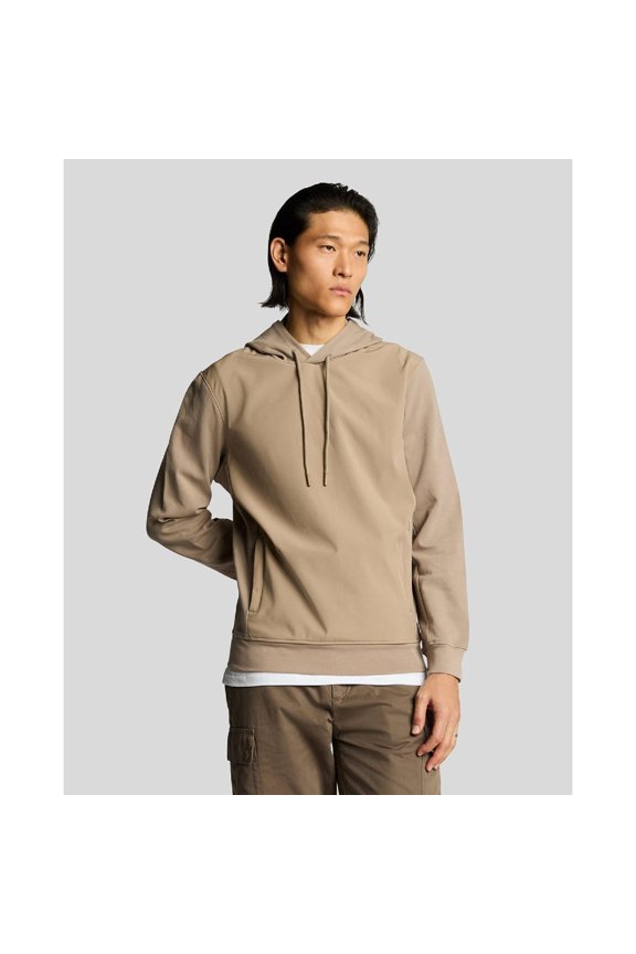 Mens Hybrid Softshell Pull Over Hoodie