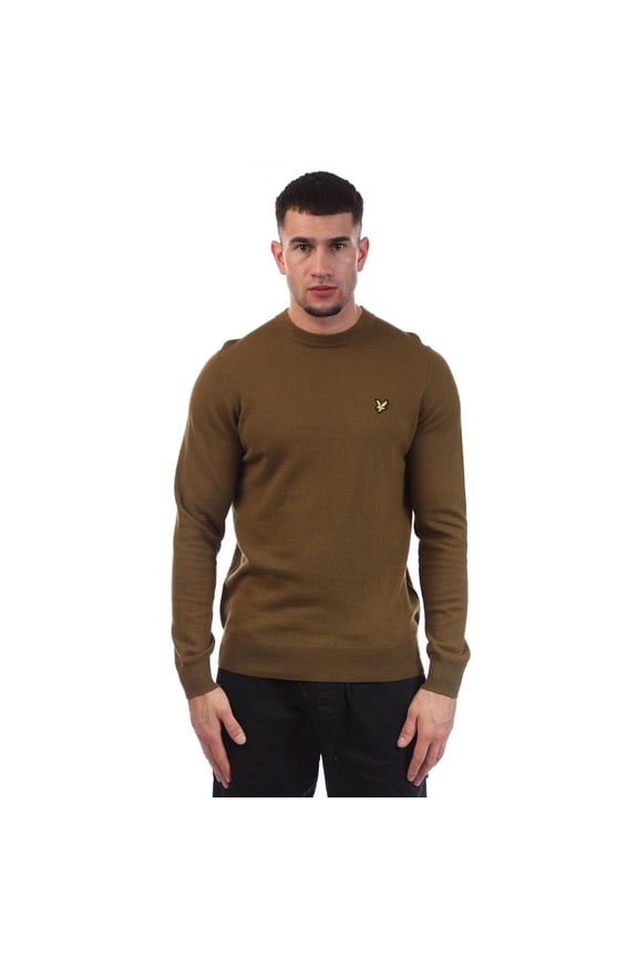 Mens Merino Wool Crew Neck Sweatshirt
