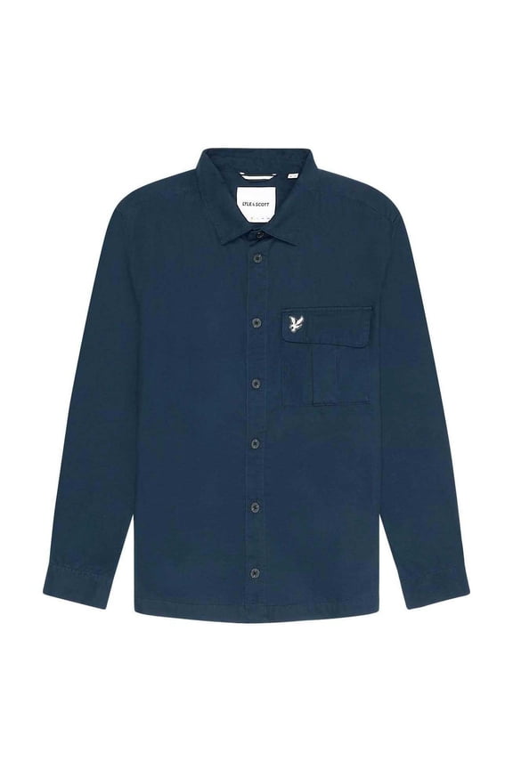 Mens Pocket Pleated Overshirt