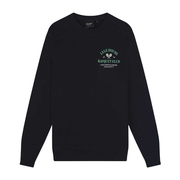 Lyle & Scott Mens Racquet Club Graphic Sweatshirt