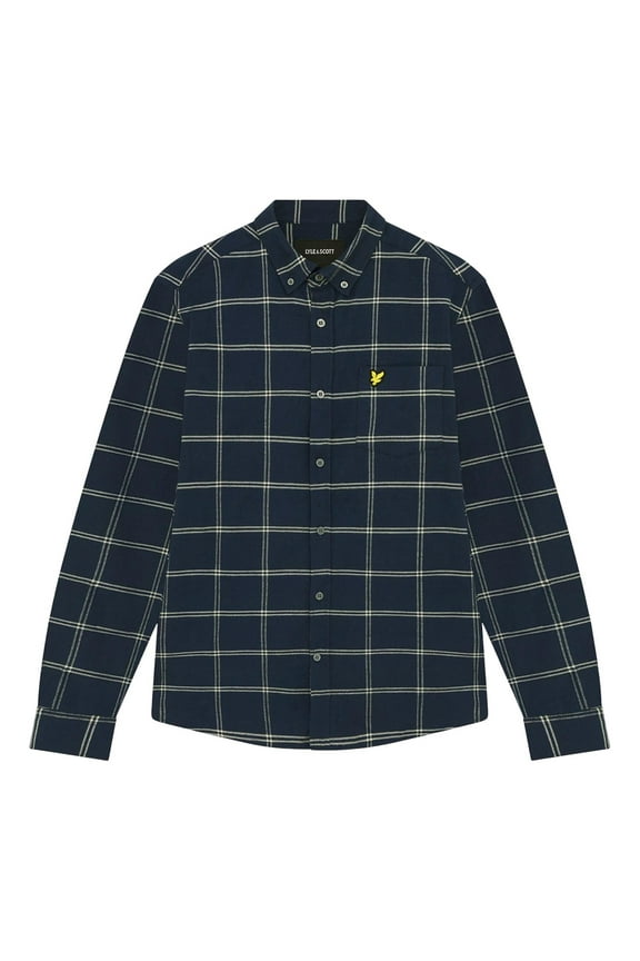 Mens Windowpane Check Shirt