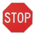 thumbnail image 1 of Lyle Stop Sign, 30" W, 30" H, Aluminum, Red R1-1-30DA, 1 of 1
