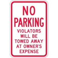thumbnail image 1 of Lyle Tow Zone No Parking Sign,18" x 12, T1-1057-HI_12x18 T1-1057-HI_12x18, 1 of 1