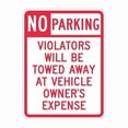 thumbnail image 1 of Lyle Tow Zone No Parking Sign,24" x 18, T1-1062-DG_18x24 T1-1062-DG_18x24, 1 of 1