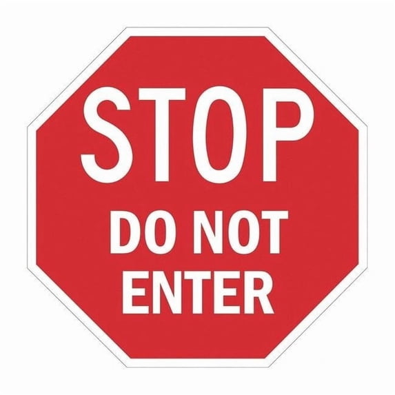 Lyle Traffic Sign,24 in x 24 in,Aluminum T1-6233-HI_24x24