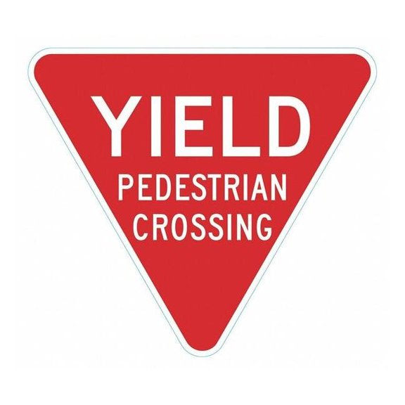 Lyle Traffic Sign,24 in x 24 in,Aluminum T1-6259-HI_24x24