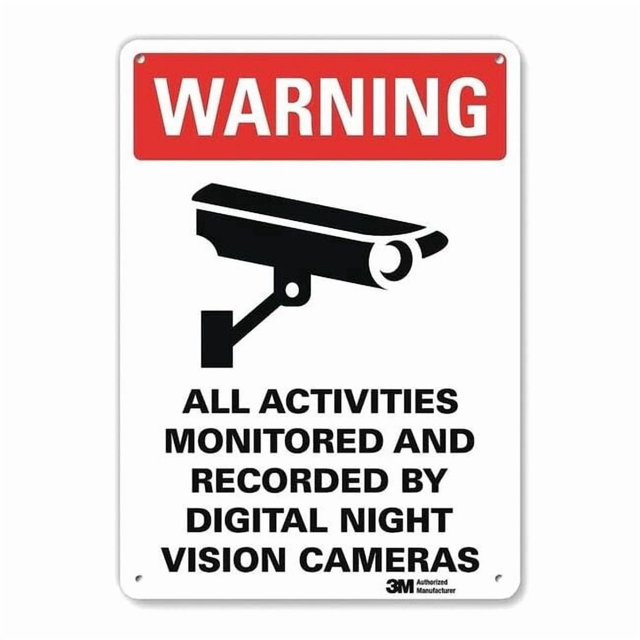 Lyle Warning Sign,14 in x 10 in,Aluminum U1-1055-RA_10X14 - Walmart.com