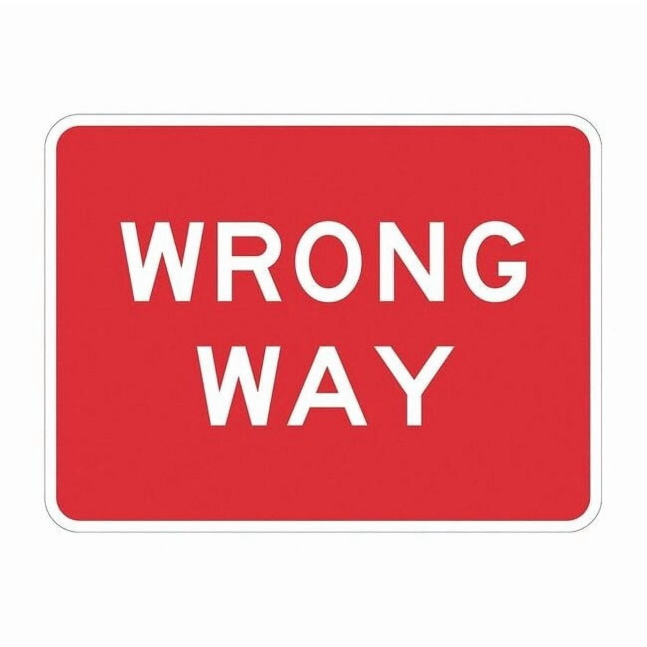 Lyle Wrong Way Traffic Sign,12