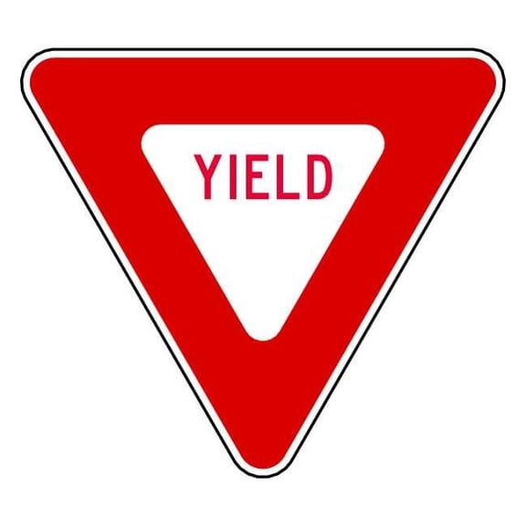 Lyle Yield Traffic Sign,30" x 30" R1-2-30HA
