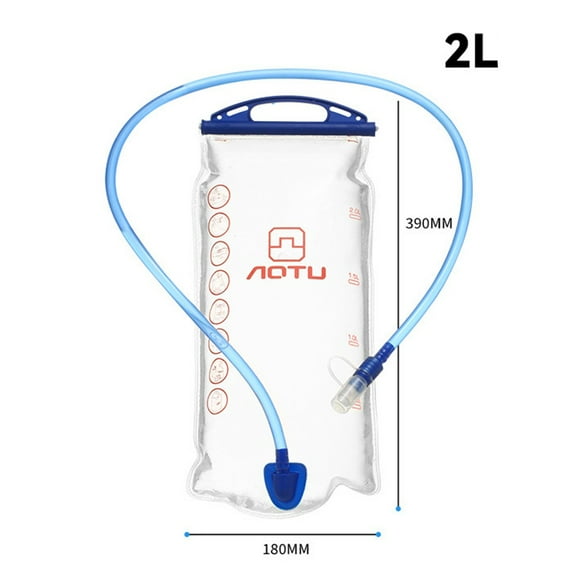 Lylong 2L Wide-Mouth Outdoor Water Bag: Portable Hydration For Hiking & Running