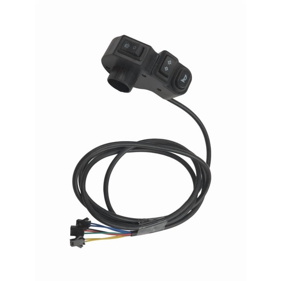Lylong 3 In1 Motorcycle Switch Electric Bike Scooter Light Turn Signal For Horn On/Off Button For Electric Bike Ebike Scooter Handlebar