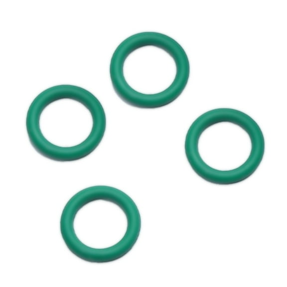 Lylong 4Pcs Green Rubber O-Ring Outer Diameter 12Mm Camping Stove Gas Tank Seal Rubber Ring Gas Stove Adapter Seal Gasket Replacement