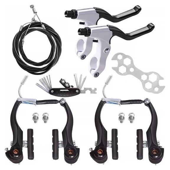 Lylong Bicycle Brake System Bike Brakes For Rugged Trails About 10*8*5Cm Package Adjustable Brake Lever Kit Adjustable Brake Cables