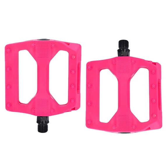 Lylong Bicycle Components Approx 10X10Cm Bike Pedal Easy Install Bicycle Pedal Double Bearing Pedal Lightweight Nylon Body