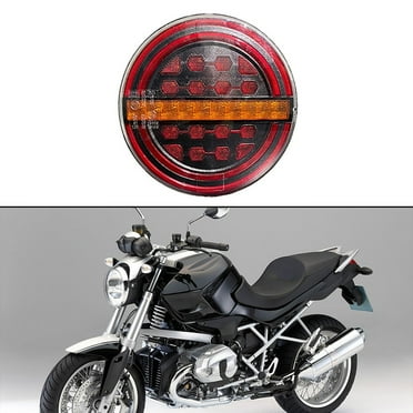 Lylong Car Accessories 1P Round Led 4\" Inch Tail Light Rear Brake Stop Flow Turn Signal Trailer Truck