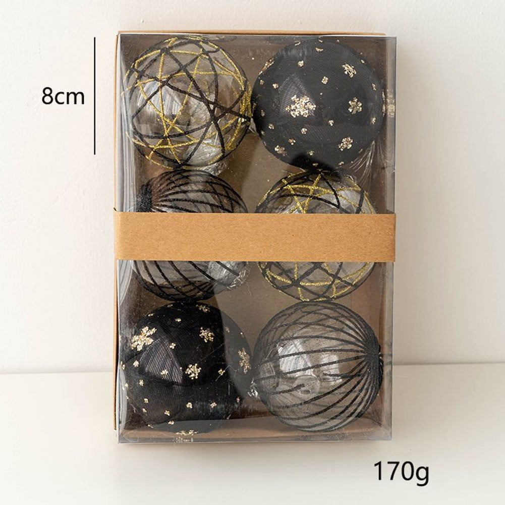 Lylong Christmas Decorations 6Pcs 8Cm Christmas Ball Ornaments Tree