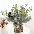 Lylong Christmas Decorations Christmas Decorations 30Cm Flocked Pine