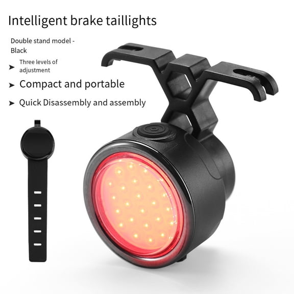 Lylong Compact Cycling Light Bicycle Brake Light Cycling Adventures Brake Activated Tail Light Tail Light Brake Sensitivity