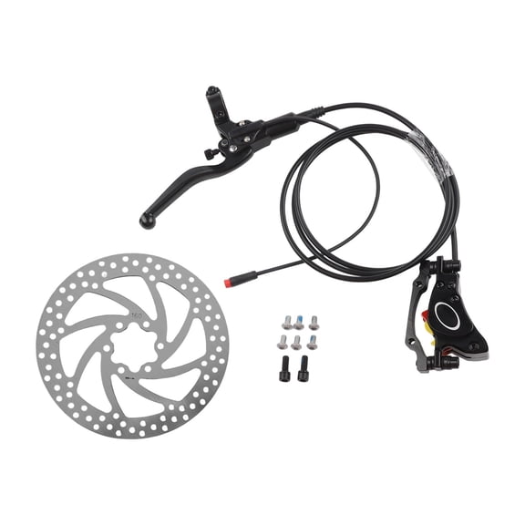 Lylong Electric Bike Ebike Power Off Hydraulic Disc Brake Set Dual Callipers 2Pin