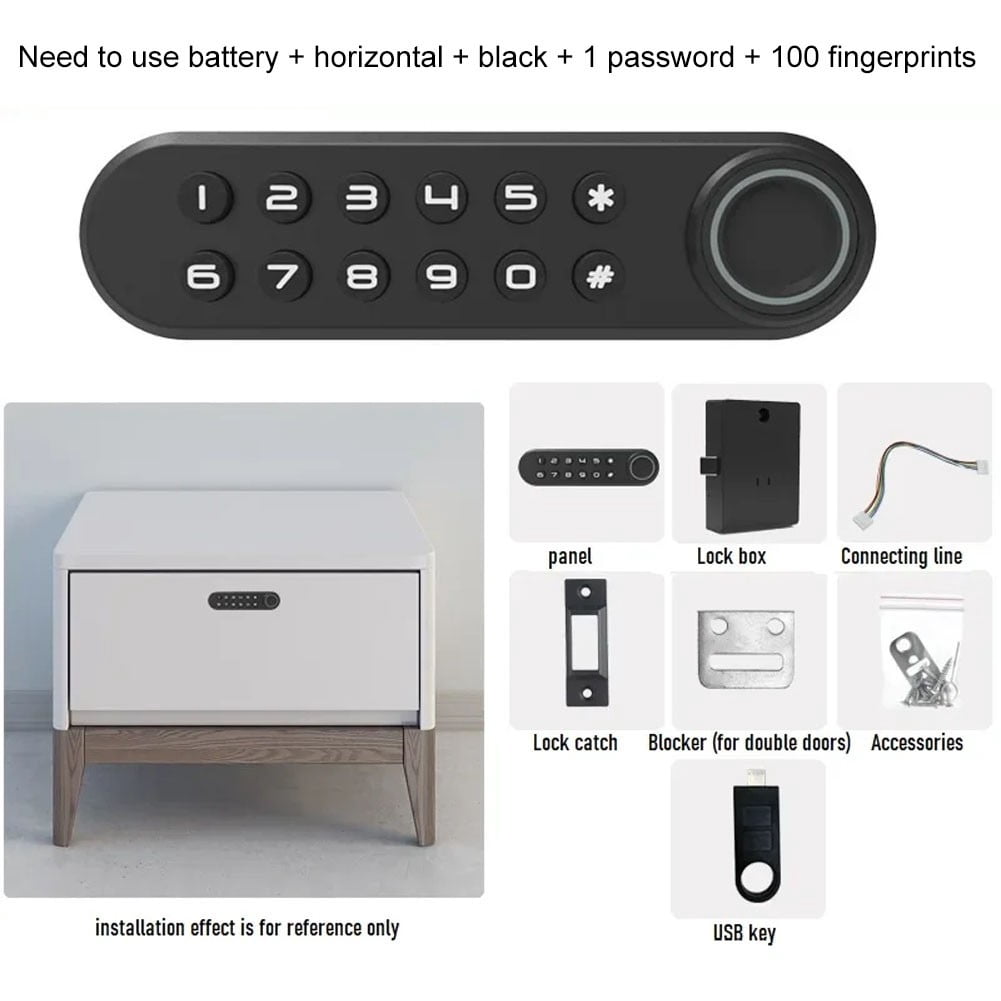 Lylong Electronic Smart Door Lock Biometric Fingerprint Password Key ...