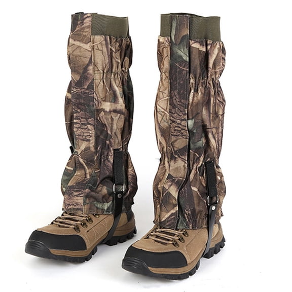 Lylong Fishing Leg Protectors Approx. 40Cm Height Leg Gaiters 600D Oxford Cloth Adjustable Buckle Lightweight Leg Guards For Fishing