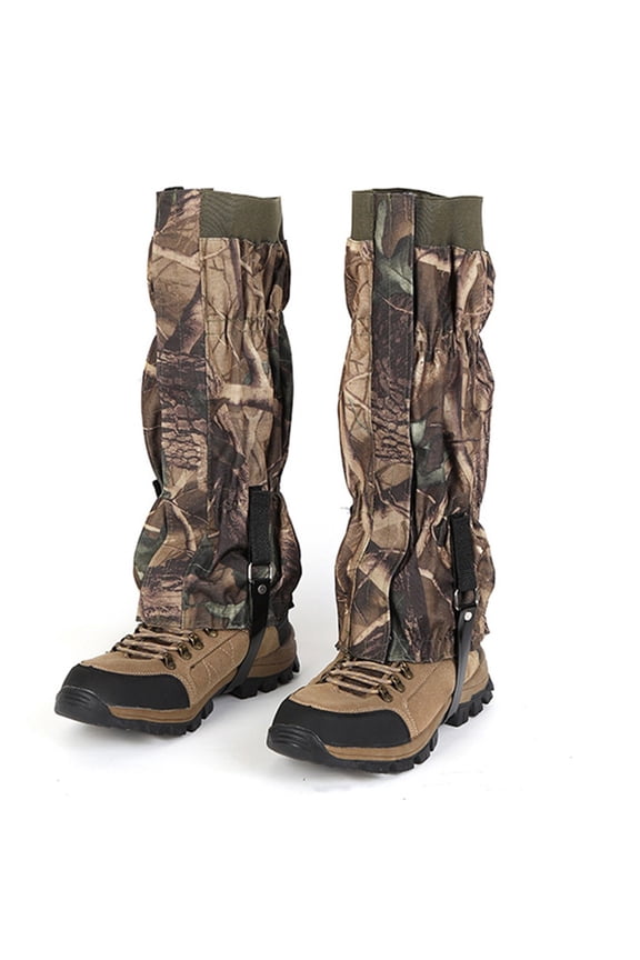 Fishing Leg Protectors Approx. 40Cm Height Leg Gaiters 600D Oxford Cloth Adjustable Buckle Lightweight Leg Guards For Fishing