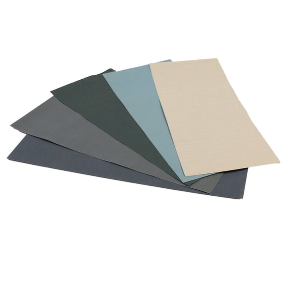 Lylong Home Essentials 5Pcs Wet And Dry Sandpaper Sand Paper 2500 3000 5000 7000 Mixed Grits A429