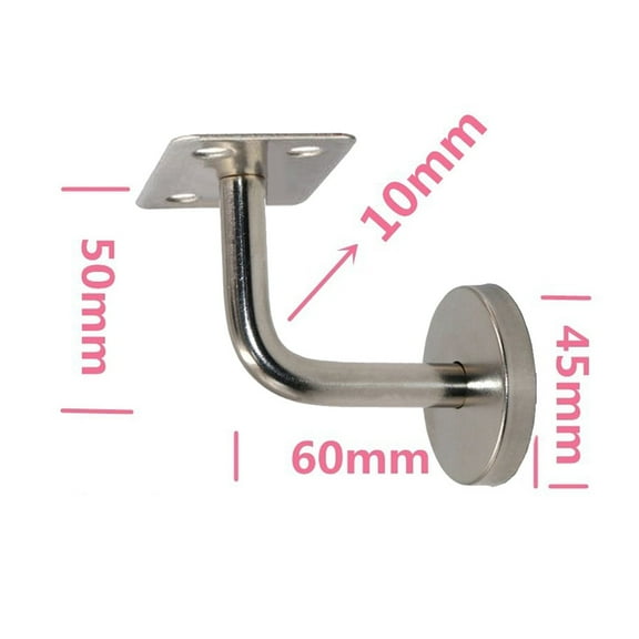 Lylong Home Essentials Handrail Bracket Bannister Wall Support Hand Rail Balustrade Mopstick Strong Flat Support