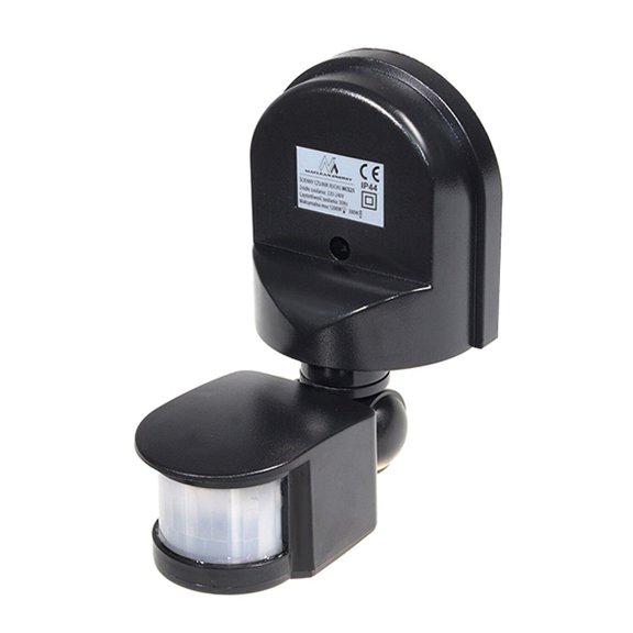 Lylong Motion Detector Outdoor Wall for Mounting 180° Motion Sensor Infrared Black