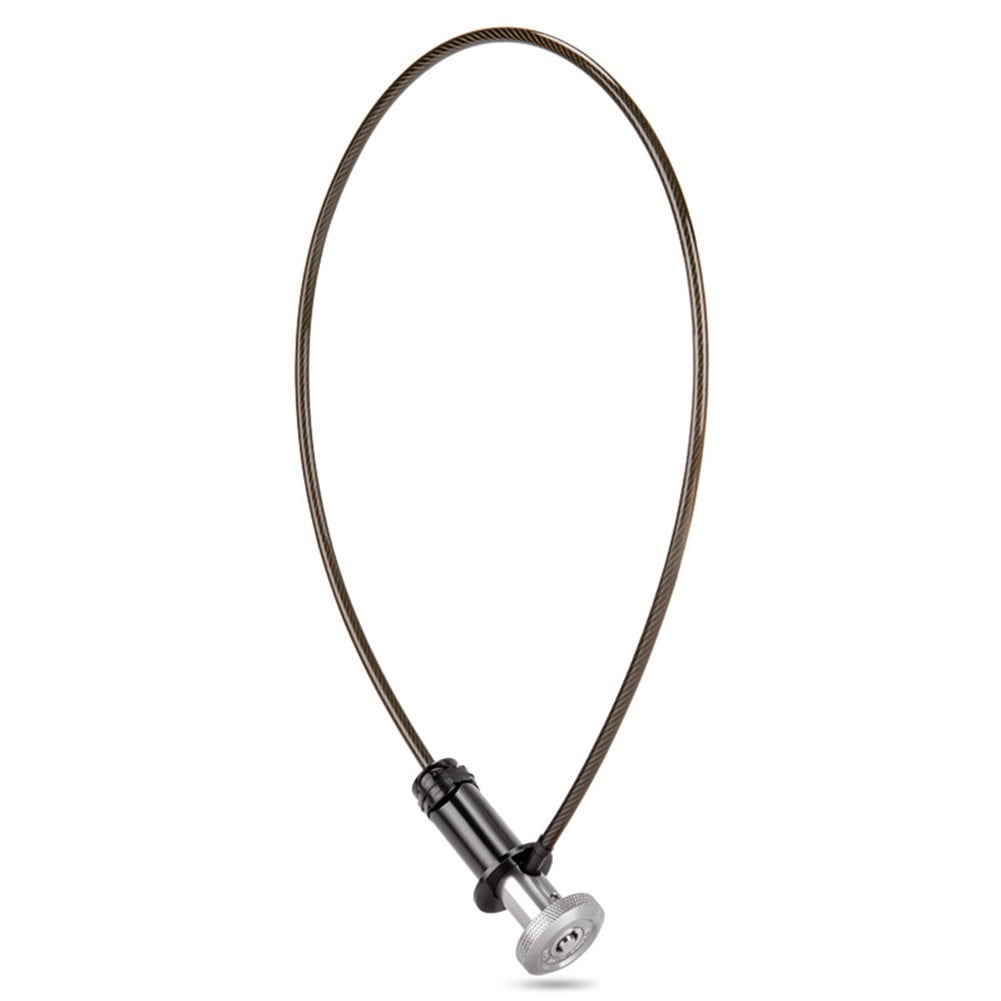 Lylong Riding 53G Weight Bike Cable Lock Helmet Locks Head Aluminum Alloy Easy To Use Quick Stainless Steel Lightweight