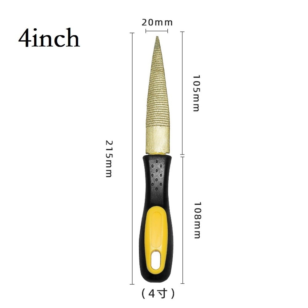 Lylong Tool Kit 1Pc 4-10Inch Semicircular Redwood File Wooden Rasp File ...