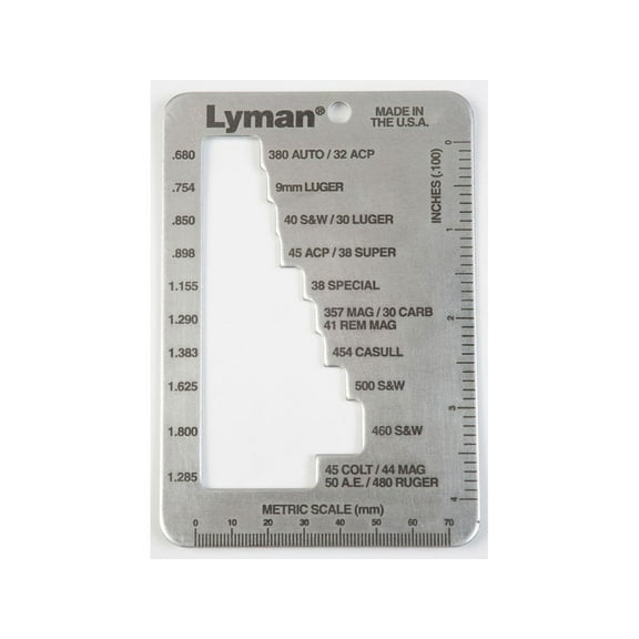 Lyman E-Zee Case Gauge Pistol & Revolver