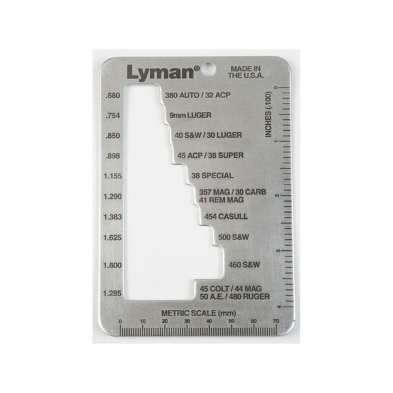 Lyman E-Zee Case Gauge Pistol & Revolver