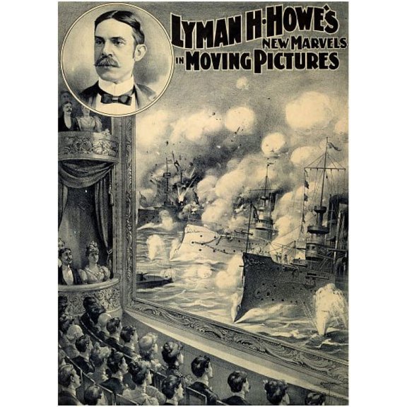 Lyman Howe Moving Pictures Vintage Movie Canvas Art - (18 x 24)