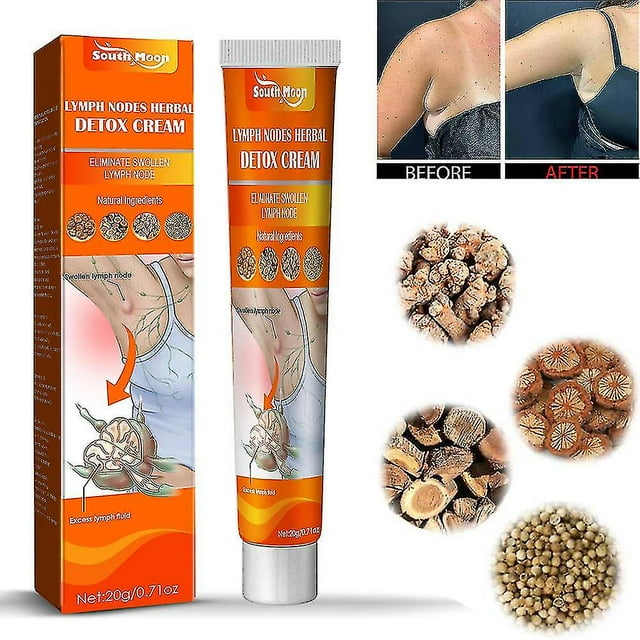 Lymph Nodes Herbal Detox Cream Anti Swelling Lymphatic Detox Care Cream 9000