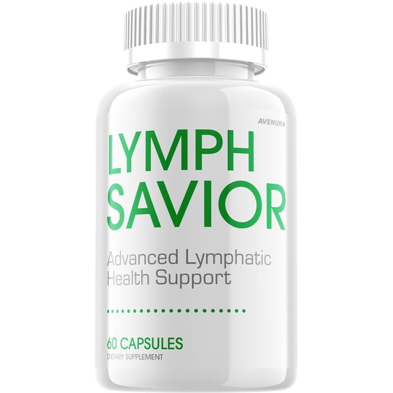 Lymph Savior Capsules – LymphSavior Pills Advanced Formula Natural Blend, Extra Strength, 1 Pack, 60 Capsules