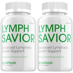 Lymph Savior Capsules – LymphSavior Pills Advanced Formula Natural Blend, Extra Strength, 2 Pack, 120 Capsules