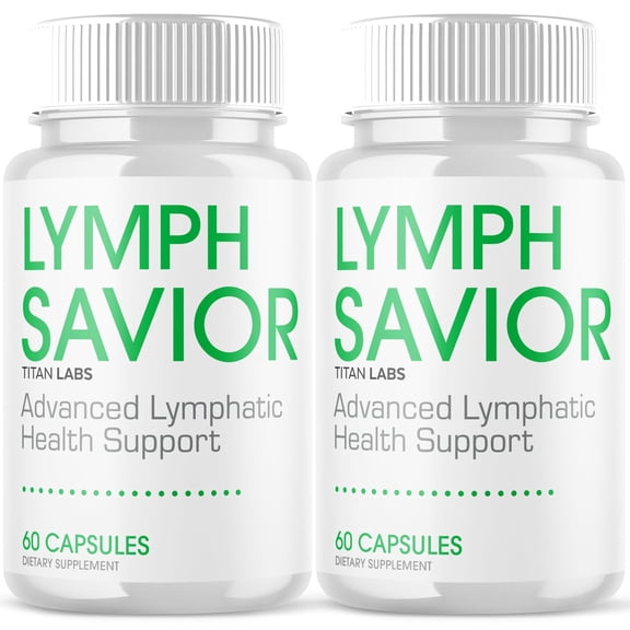 Lymph Savior Pills Advanced Formula Vitamin Supplement LymphSavior 120 Capsules