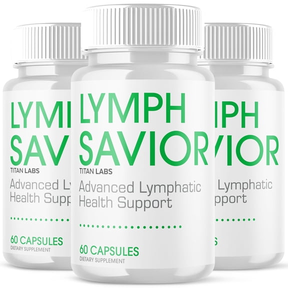 Lymph Savior Pills Advanced Formula Vitamin Supplement LymphSavior 180 Capsules
