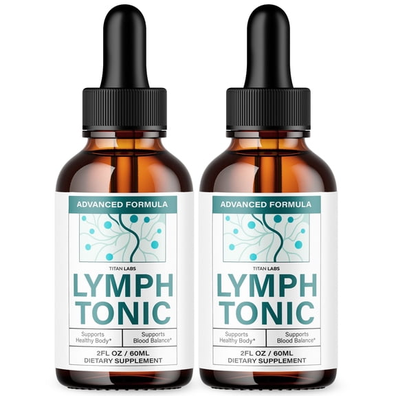 Lymph Tonic Advanced Formula Drops Blood Balance Support Supplement LymphTonic 60 Servings