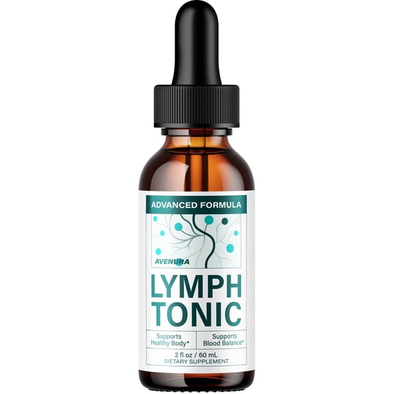 Lymph Tonic Drops – LymphTonic Advanced Formula Drops Natural Blend Liquid Supplement, 1 Pack, 1 Month Supply