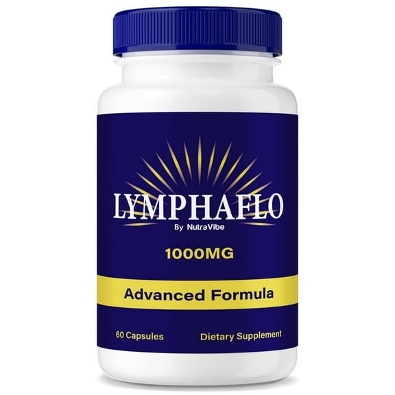 Lymphaflo Capsules, Original Lymphaflo Formula - Naturally Supports Healthy Circulation, Stable Levels and Energizes the Body, Official Review (60 Capsules)