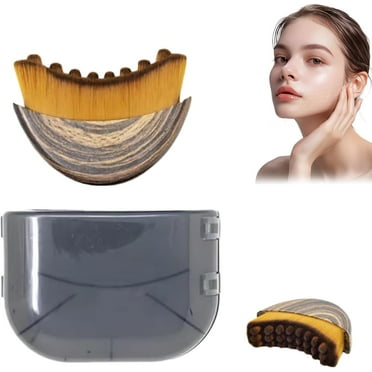 Lymphatic Contour Face Brush, Dry Brushing Face Brush, Lymphatic Drainage Massager for Face, Chin & Jawline Sculpting, Ergonomically Designed to Fit The Skin Precisely and Relieve Fatigue