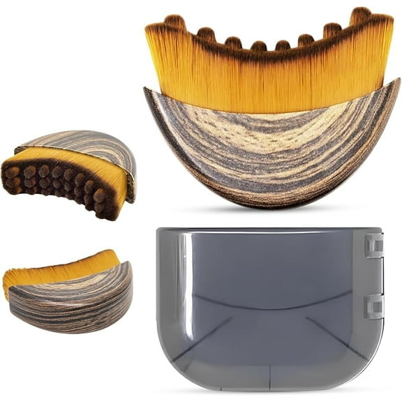 Lymphatic Contour Face Brush-Facial Dry Brush-Lymphatic Drainage Massager,Soft Dry Brushing Beauty Tool for Jawline, Chin & Facial Sculpting Designed to Fit Precisely and Relieve Fatigue