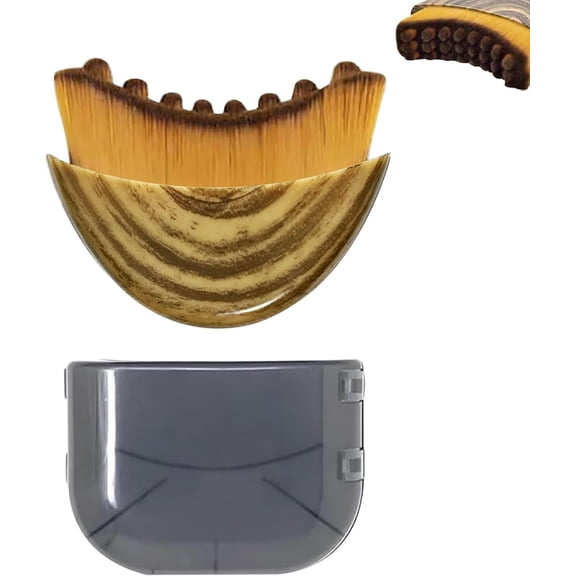 Lymphatic Contour Face Brush, Lymphatic Drainage Brush, Double Chin Reducer Lymphatic Drainage Massager Anti-Puffiness Ergonomic Facial Cleansing Brush for Sculpting (1PCS)