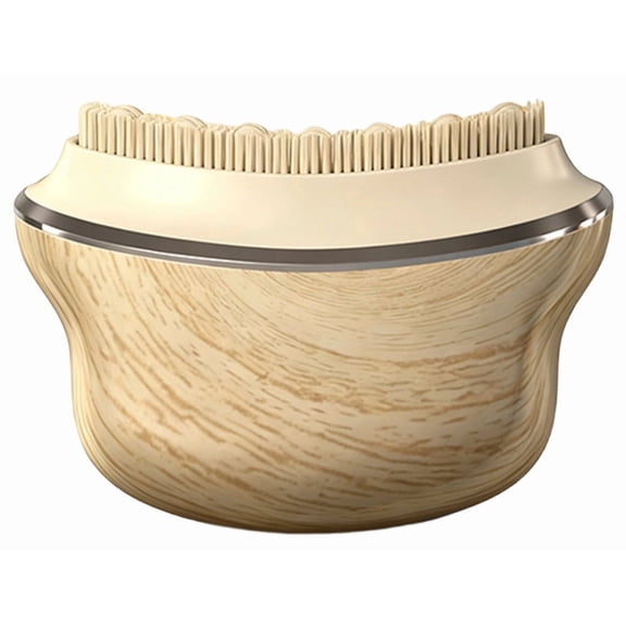 Lymphatic Contour Face Brush, Manual Face Brush for Lymphatic Drainage, Natural Makeup Brushes with Durable Soft Bristles, Hypoallergenic Ergonomic Facial Cleansing Brush for Sculpting