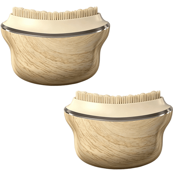 Lymphatic Contour Face Brush, Manual Face Brush for Lymphatic Drainage, Natural Makeup Brushes with Durable Soft Bristles, Hypoallergenic Ergonomic Facial Cleansing Brush for Sculpting