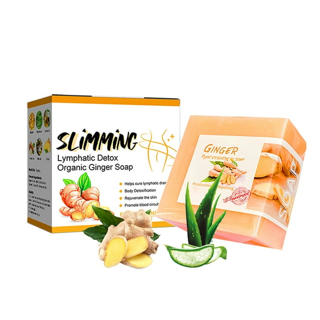 Lymphatic Detox Organic Ginger Soap 100g Detox Weight Loss Ginger Soap