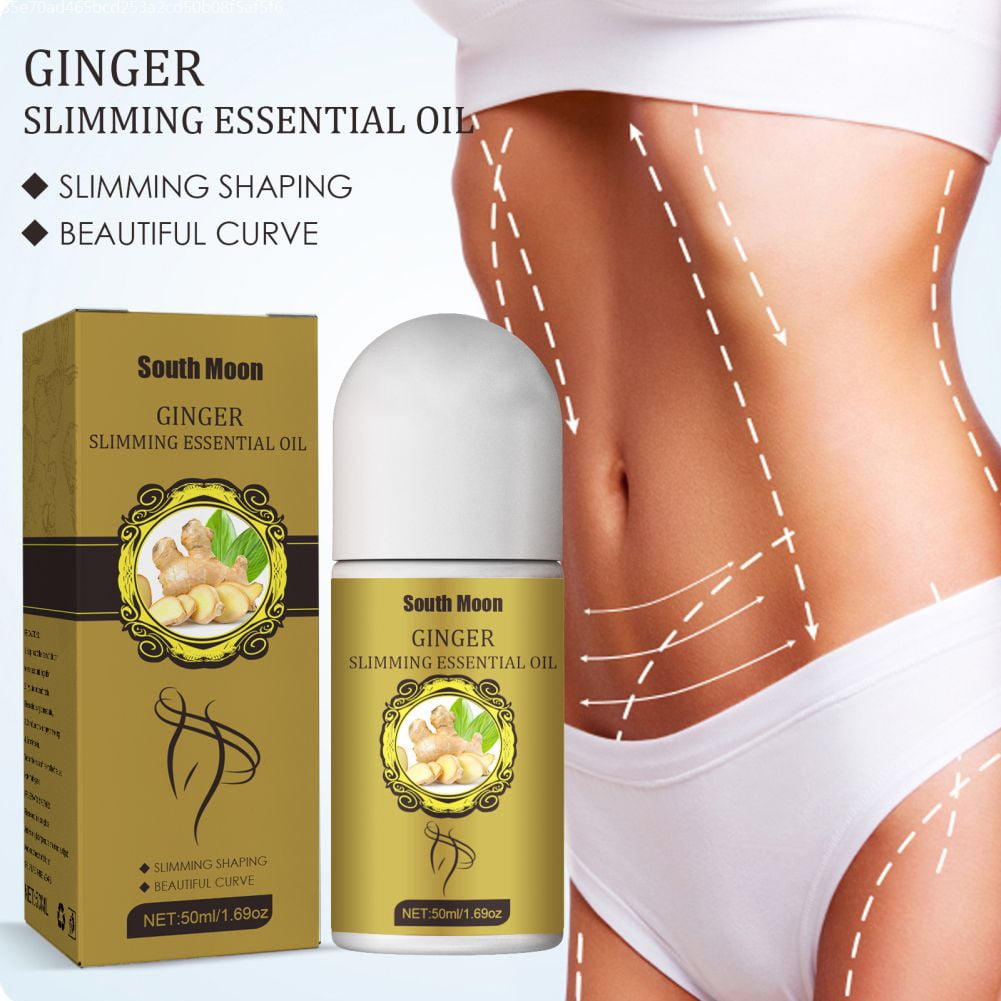 Lymphatic Detox RollOn Ginger Oil, Belly Drainage Ginger Oil, Ginger